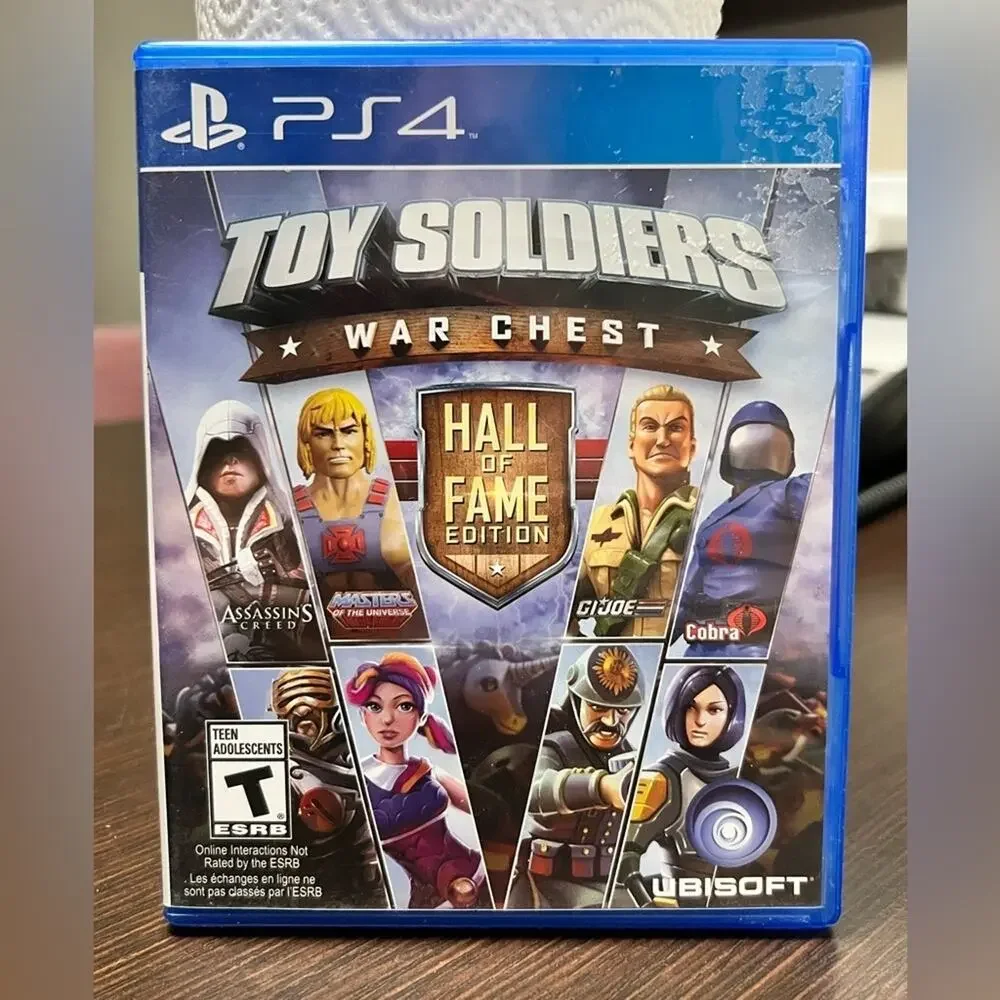 TOY Soldiers War Chest Hall of Fame Edition PS4 Game Complete CIB Disc Works